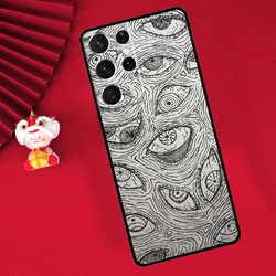Spooky Smiley Face Phone Case Cover - Galaxy S22 Plus (TT4595)