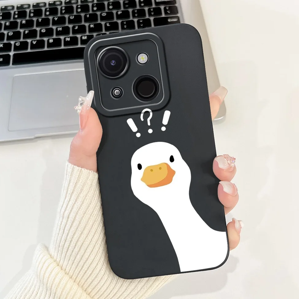 Cute Cat & Floral Silicone Phone Case - Stylish Protective Bumper