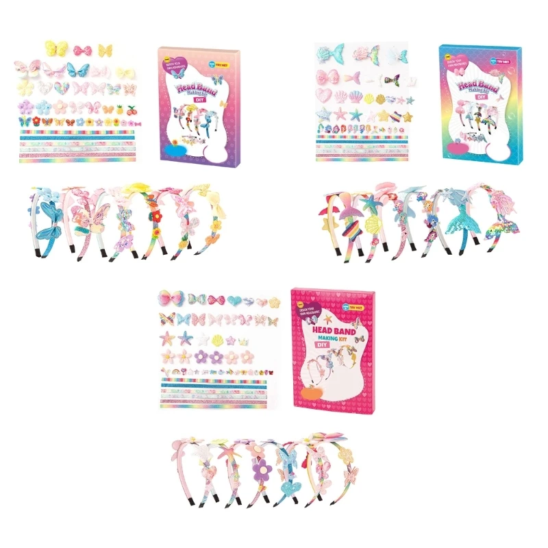 

Y1UB Headband Making Toy Set Enhances Fine Motor Skill and Aesthetic in Girl