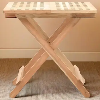 Compact Foldable Side Table - 50x50x49 cm 1