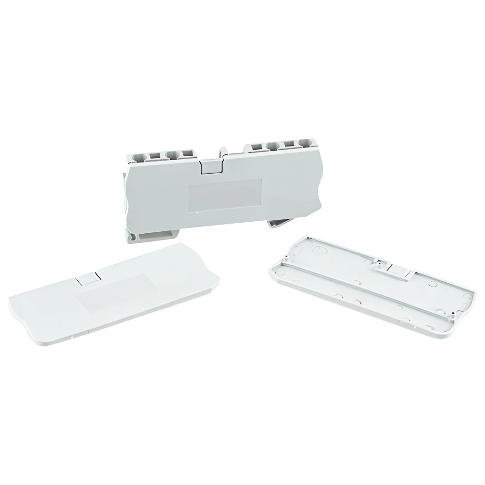 1 Piece D-ST2.5-QUATTRO End Cover For ST2.5-QUATTRO Din Rail Terminal Blocks End Cover Plate din rail terminal block