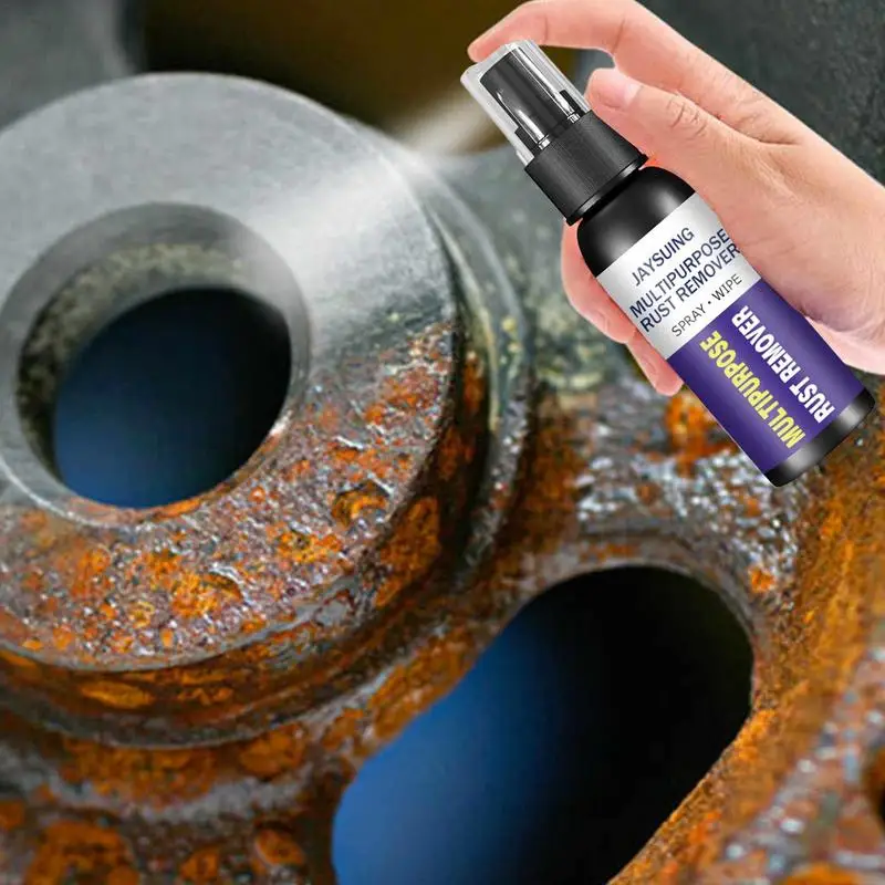 Auto Roestverwijderaar Spray Voorkomen Vlek 1.01 Oz Roestverwijderaar Voor Roestvrij Staal Metaal In Badkamers Keukens Apparaten Wasserij Voertuig Roest Verwijdering Spray Auto Metalen Componenten Automotive Velg Reini