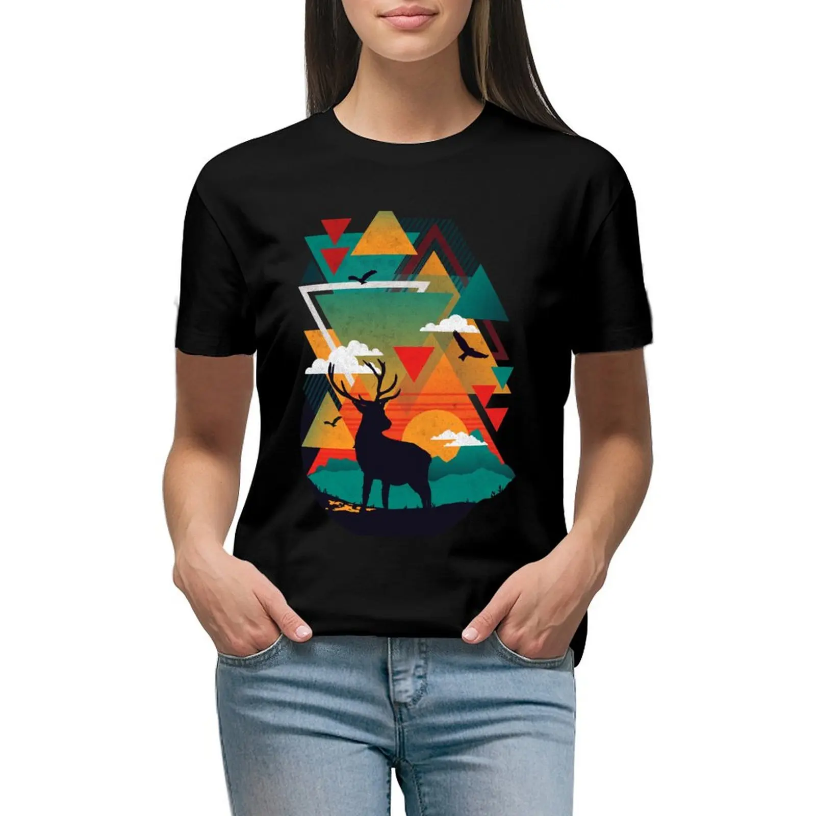 

New Ridges T-Shirt oversized quick drying aesthetic clothes new edition designer clothes Women luxury