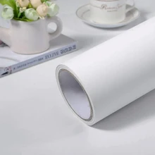  Vinyl Marble Self Adhesive Wallpaper Furniture Desktop Door Stickers Living Room Wall Paper Solid Color Contact Paper Home Decor 