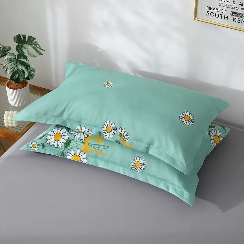 Pillowcase Adult Pair of Simple Thickened Student Dormitory Sprinkle Shop Apartment All Year Round Pillow Cover 2 2xpillowcases 3
