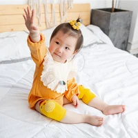 Baby Leg Warmer Girls Boys Non-slip Knee Pads Newborn Protector Crawling Elbow Cushion Kid Leging Terry Mesh Breathable Kneepad 3