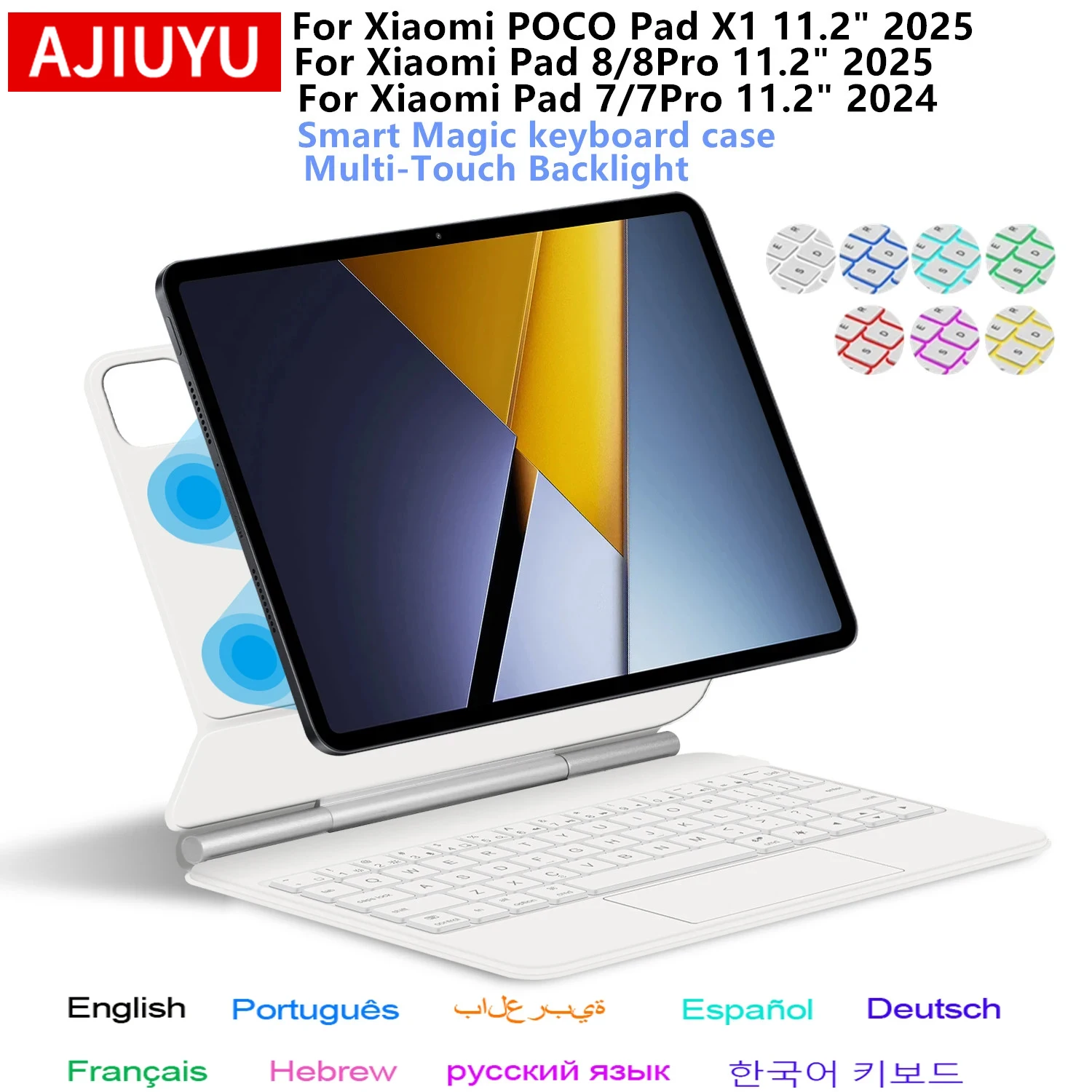 Universal Smart Magnetic Keyboard Case