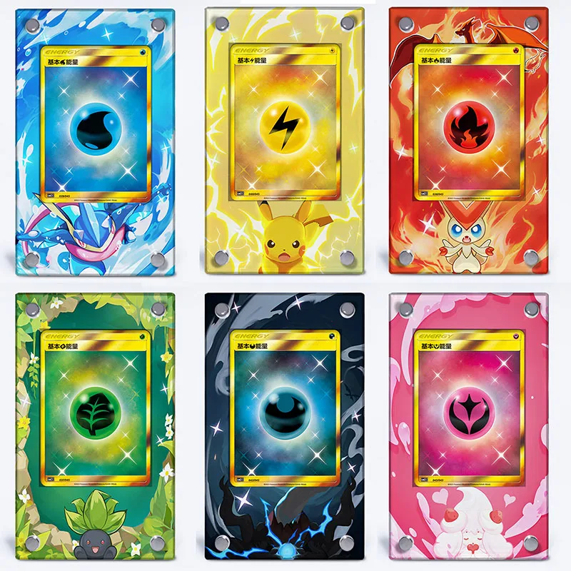 

Pokemon Ptcg Expansion Card Huijin Energy Collection Anime Game Card Display Rack Festival Gifts There Are No Cards Inside