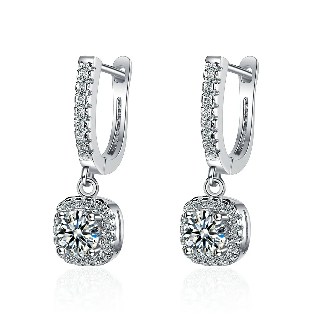 Pendient Colgant De Diamante De Moissanita, Gota De Agua, Plata De Ley 100% 925 Auténtica, Pendient De Gota De Boda Para Mujer, Regalo De Joyería De Proma - AliExprs 36