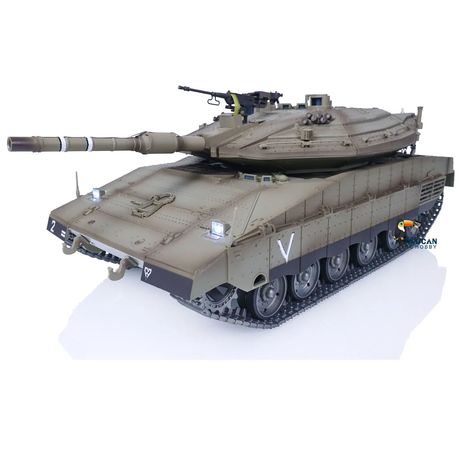 Toys 1/16 RC Battle Tank Heng Long IDF Merkava MK IV 3958 Full Metal Chassis FPV Remoted Panzer Cars TH22668 5