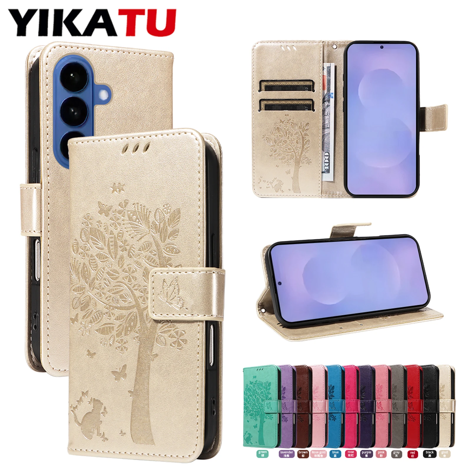 Shockproof Wallet Phone Case with Enhanced Durability and Protection