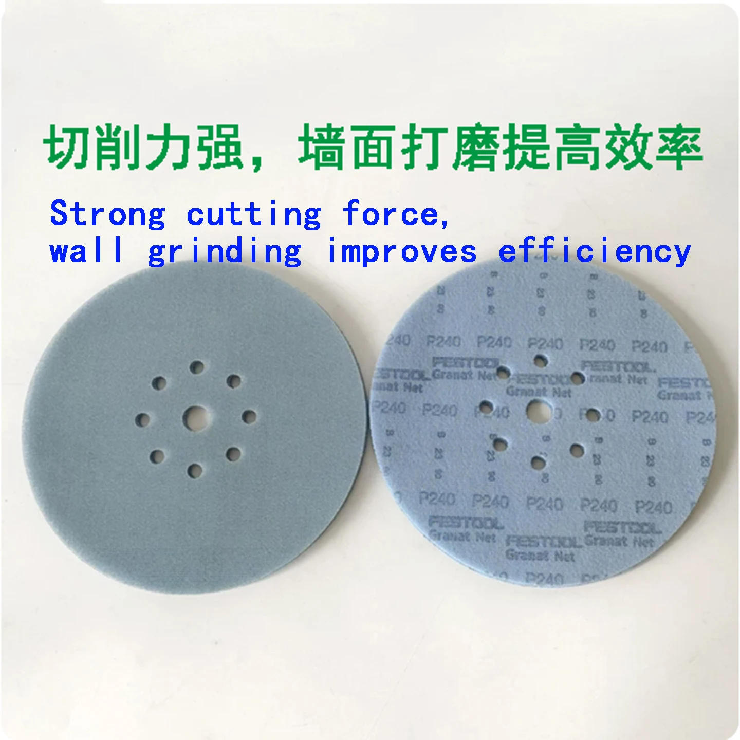 페스토 9인치 225mm 벽면 샌딩페이퍼 메쉬 자가점착 플록킹 자동차 도장면 샌딩 내구성 모래 손실 없음