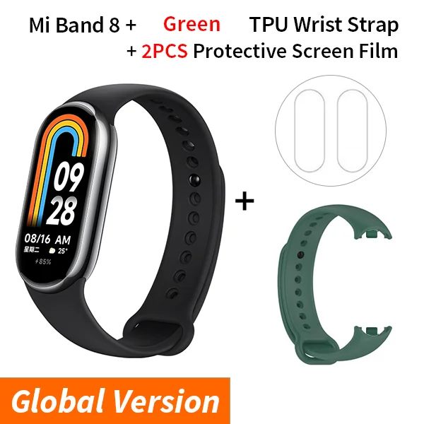 Black N Green Strap