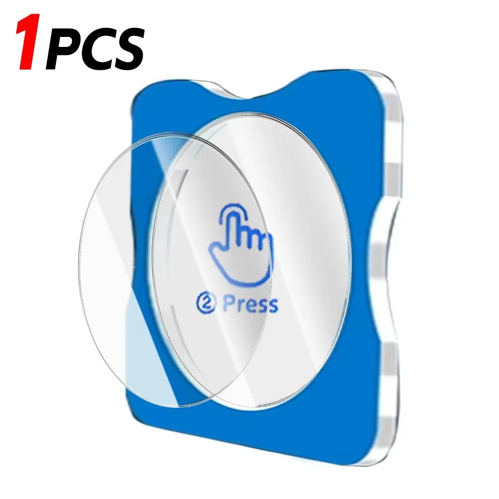 Auto Installation Tempered Glass Screen Protectors for Smartwatches - Anti-Shatter Protective Films (1-3 Pack)