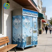 Machine à glace personnalisée, fabrication et vente automatiques de glace, machine intégrée pour supermarché, ferme et centre communautaire 5