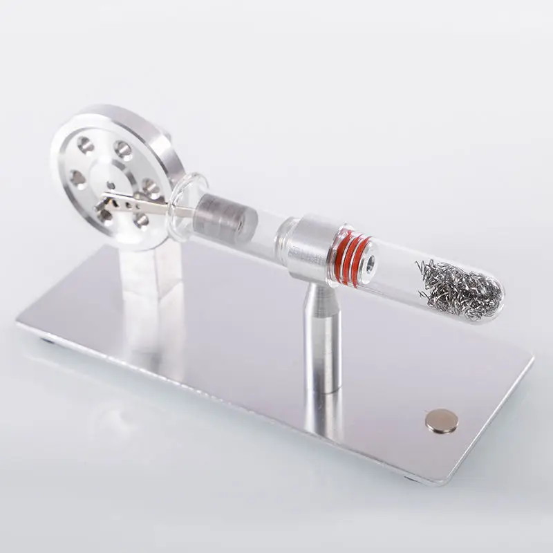 Luoqiao Stirling engine model single cylinder basic physics experiment toy invention alcohol drive