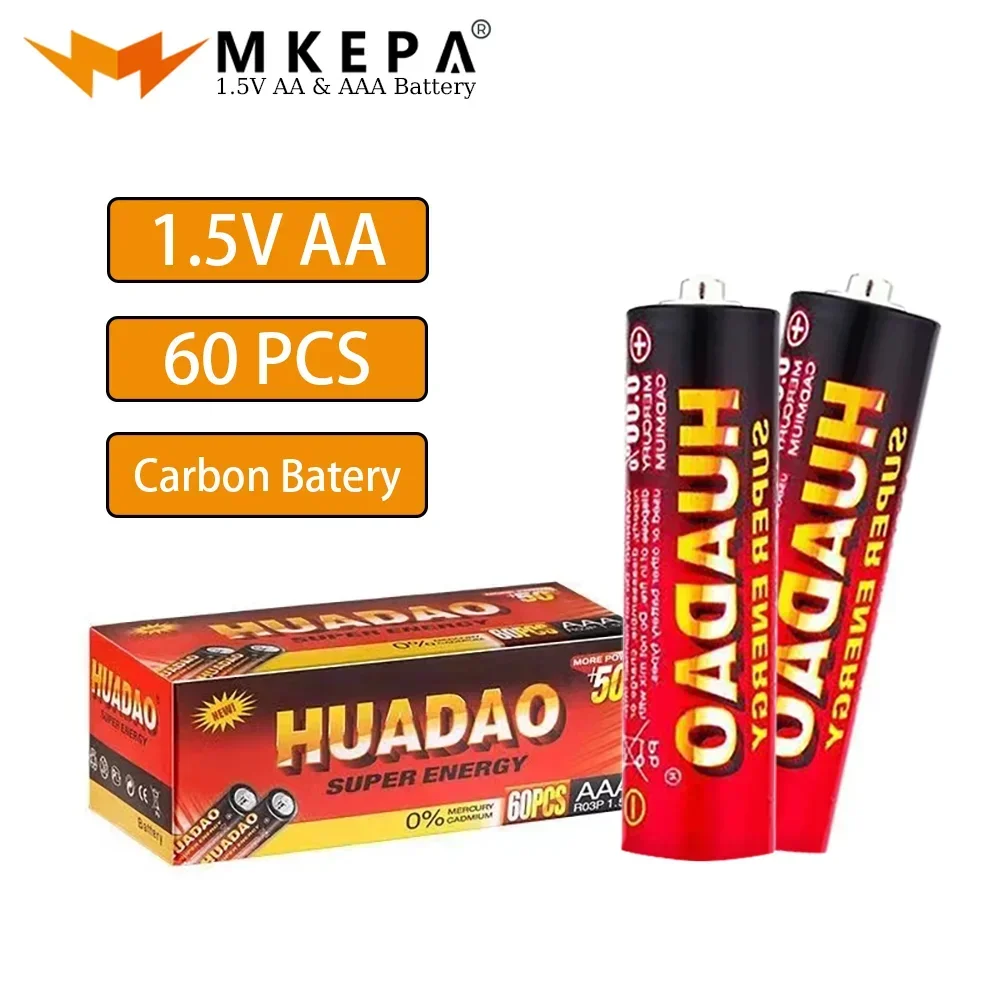 Huadao 1,5 в AA одноразовая Щелочная сухая батарея для светодиодной фотоигрушки Mp3 Камера Flash Razor CD плеер беспроводная мышь клавиатура