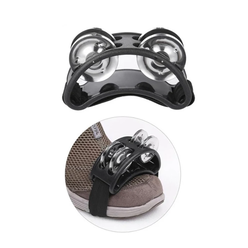 Foot Tambourine Musical Instrument Percussion Foot Drum Shaker For Singer Guitar Players KTV Party musical percussion instruments