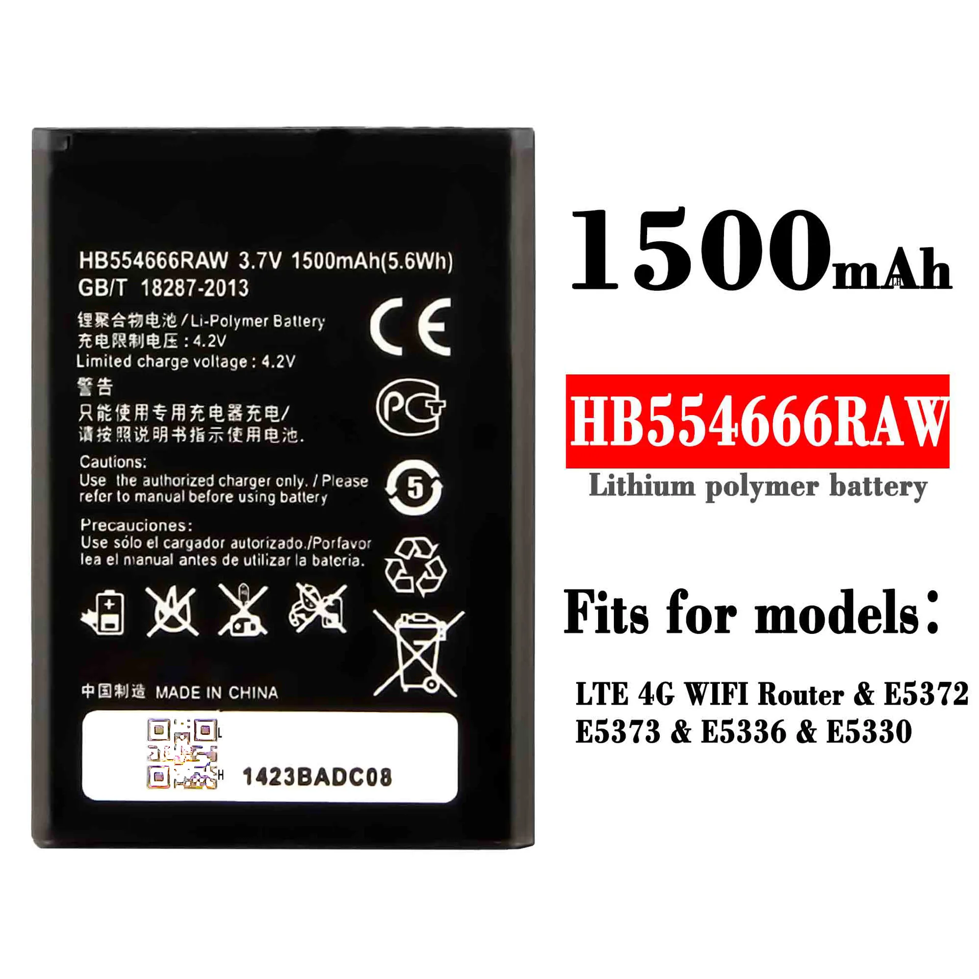

Новый Сменный аккумулятор для HUAWEI Phone LTE 4G WIFI маршрутизатор E5372 E5373 E5336 E5330 внешний свет HB554666RAW аккумулятор