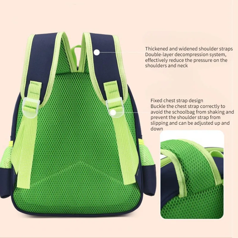 Children's Backpack Girl Animal Print Boy Ultra-light Schoolbag Student Leisure Travel Campus Backpack Back To School Gift