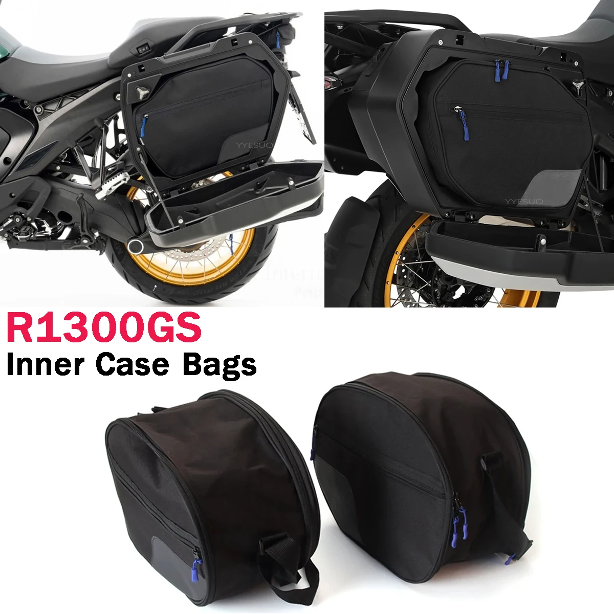 BMW R 1300 GS용 오리지널 러기지 시스템 가방, 툴킷 가방, 새들 내부 가방, R1300 GS 나일론 배치 가방, R1300GS Vario 케이스 가방
