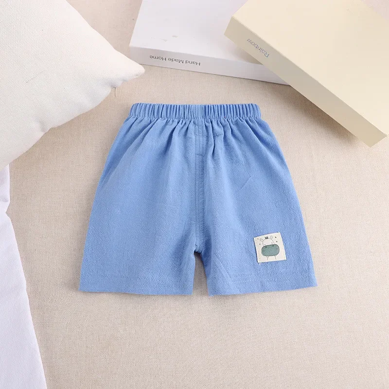 Kids Shorts Summer Children Cotton Pants For Boys Girls Beach Sports Pants