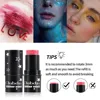 Green Sequins Glitter Gel Stick Multi-purpose Nail Hair Face Body Glitter Balm Flash Loose Sequins Cream Festival Stage Makeup 6