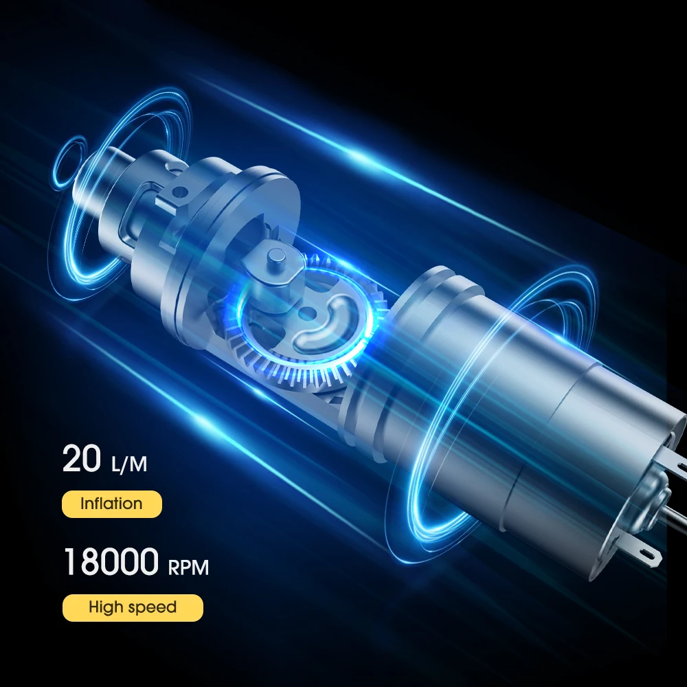Electrical Car Air Pump Wireless Fast Inflation Portable Tire Inflator Air Compressor Motorcycle Cycling Road Bike Balls CARSUN air pump electric tire inflator air compressor pump air compressor tire inflator inflatable pump
