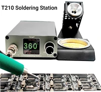 YUANPIN T210 Electronics Soldering Station 75W LED Display Digital JBC Soldering Iron Quick Heating Mobile Phone Repair Tool 1