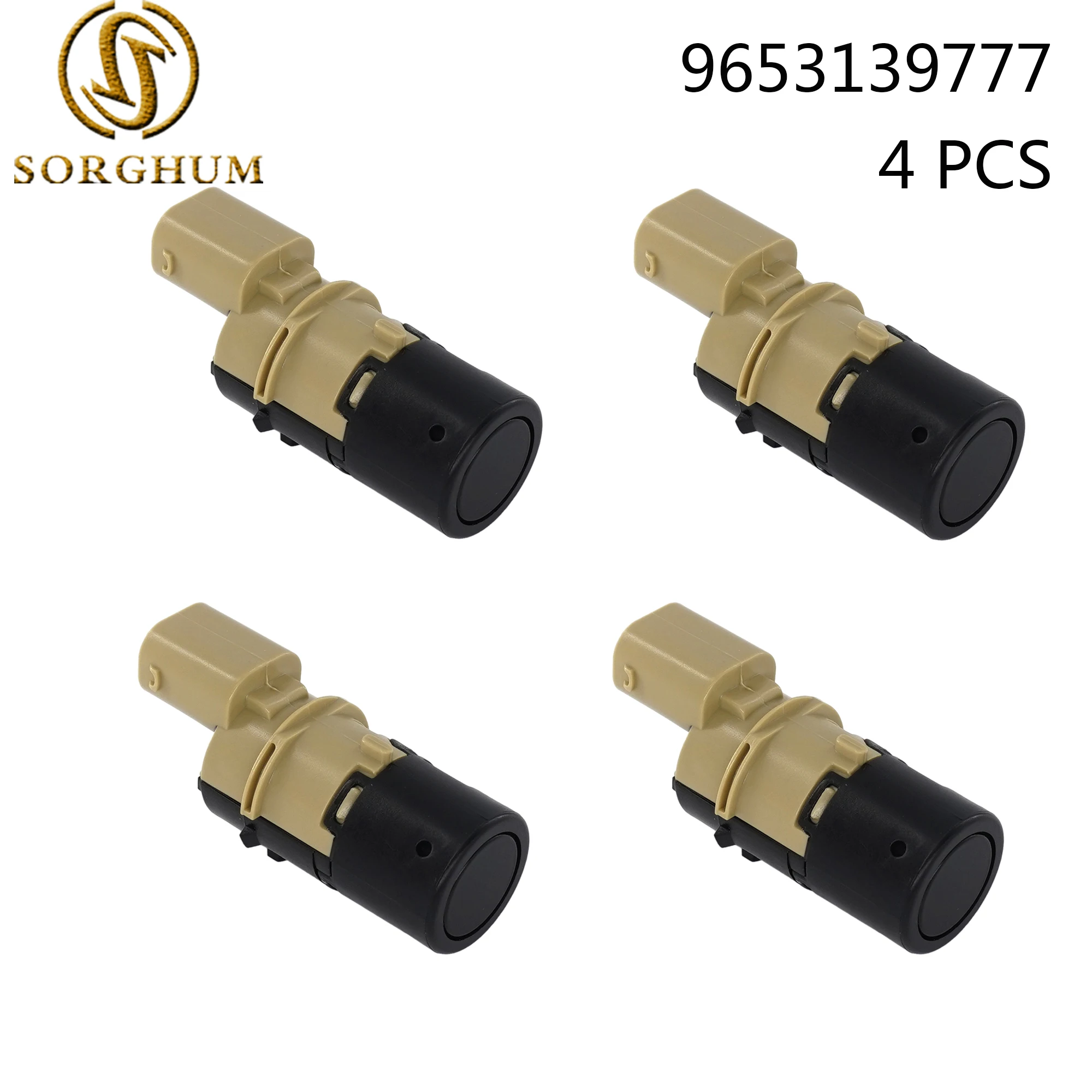 Sensor de distancia de estacionamiento SORGHUM 4 piezas PDC para Peugeot 307 308 Citroen C2 C3 C4 Renault 9649186580 9643326380 9653139777