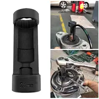 Strut Nut Socket 21mm with 12 Point Professional Durable 1/2" Drive Portable for Hex Wrench Black Color Simple Installation 1