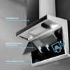 Stainless Steel Range Hood Top Side Three Exhaust Range Hood Kitchens Large Suction Range Hood 90cm Household 5