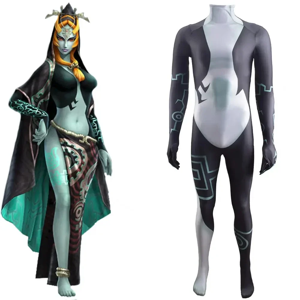 Hot Toys Legend Of Zelda: Twilight Princess Midna Cosplay Gioco Di Ruolo In Una Tuta Costumi Per Feste Di Halloween