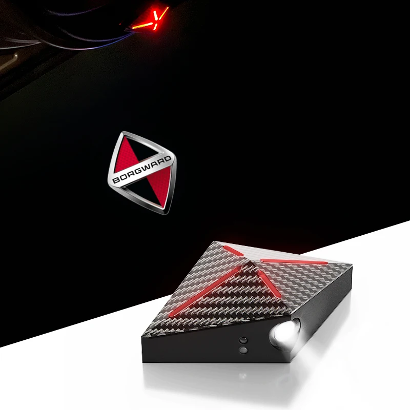

For Borgward BX5 BX6 BX7 Car Accessories Car Stickers Car Door Welcome Light Built-in Lithium Battery Charging Light