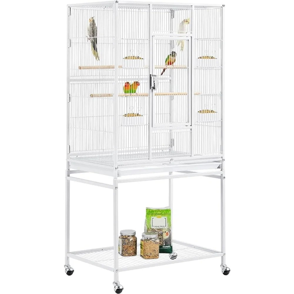 

Yaheetech 54" Large Flight Bird Cage for Parrots Macaw Cockatiels Sun Parakeets Lovebird Green Cheek Conures African