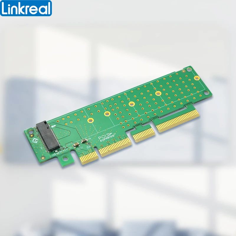 Linkreal M.2 Nvme m Chave para Pcie x4 Adaptador Suporte M.2 em Chassi 1u sem Suporte Pcs-lrnv9511-g3 - Imagem 5