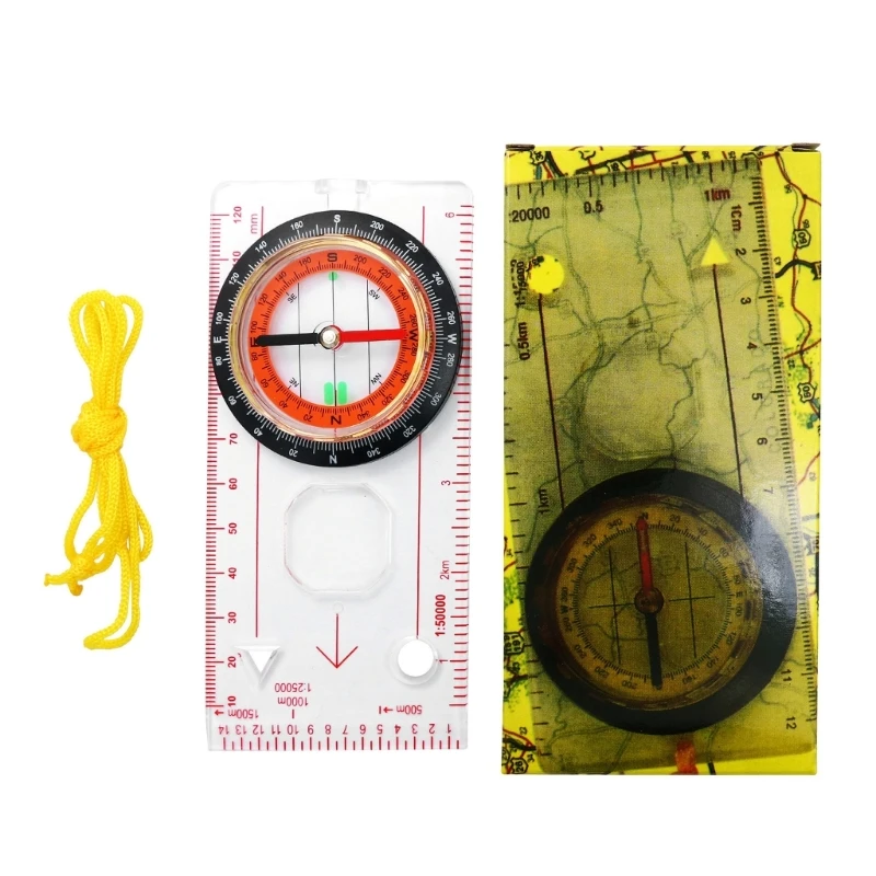 

2Pcs Orienteering Compasseses Portable Camping Accurate Navigation Compasses Drop Shipping