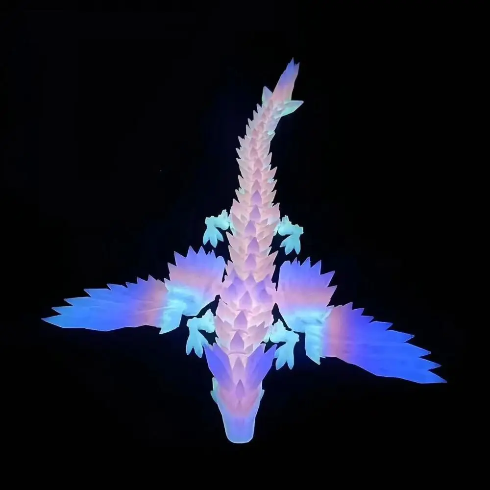 3D Dragon Realistic Dragon Statue Rotatable Articulated For Landscaping Decoration Printed Figures Animals Kid Gifts ornament crafts miniature figurines resin ornaments miniature ornament 3d printed toy resin crafts dragon statue dragon ornament