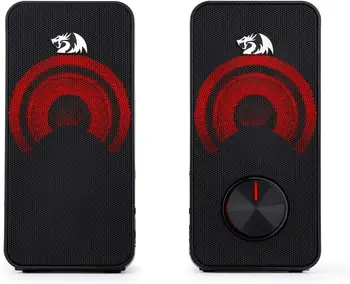 Redragon GS500 Stentor USB PC Gaming 2.0 Channel Stereo Desktop Computer Speaker Backlight 1