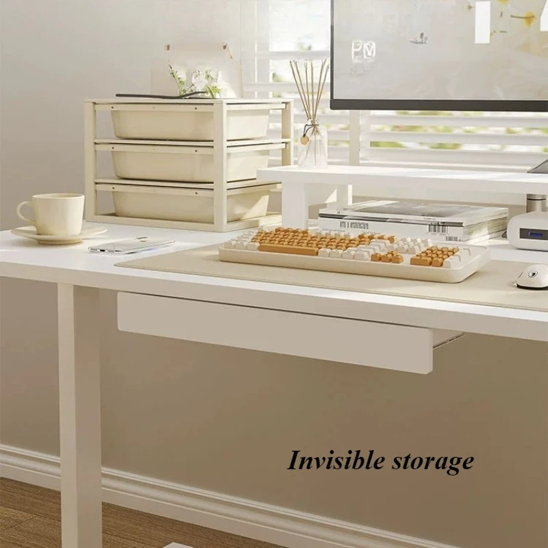 Cassetti portaoggetti da scrivania Tavolo da ufficio sotto cassetti portaoggetti Semplice diapositiva portatile Organizzare vassoio Casa moderna Organizzare accessori - immagine 5