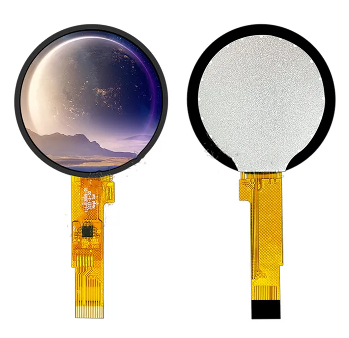 IPS 1.28 inch 15PIN SPI 262K TFT LCD Capacitive Touch Round Screen 240(RGB)*240 3.3V