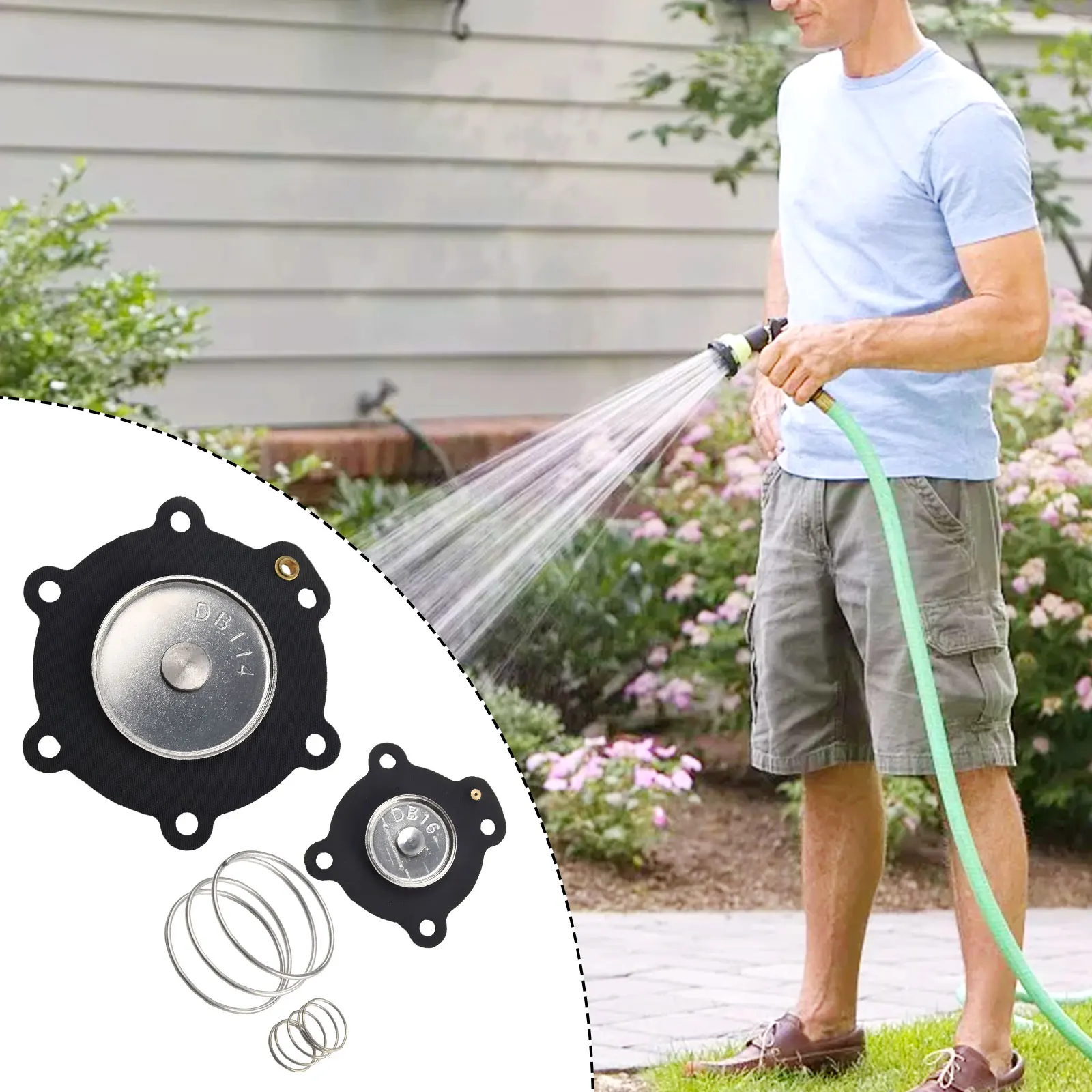 

DB114 DB16 Diaphragm Repair Kit For Mecair Pulse Jet Valve VNP214 VNP314 VEM214 Garden Watering Equipment