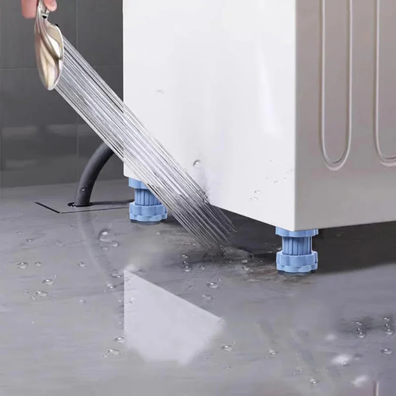 4pcs Universal Adjustable Height Washing Machine Foot Pads Anti Vibration Refrigerator Base Fixed Non-Slip Pad Support Stands