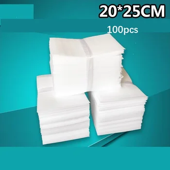 100 pz/pacco Protettivo EPE Schiuma Isolante Foglio Ammortizzazione Sacchetti di Imballaggio Sacchetto Materiale di Imballaggio Wrap Mailer