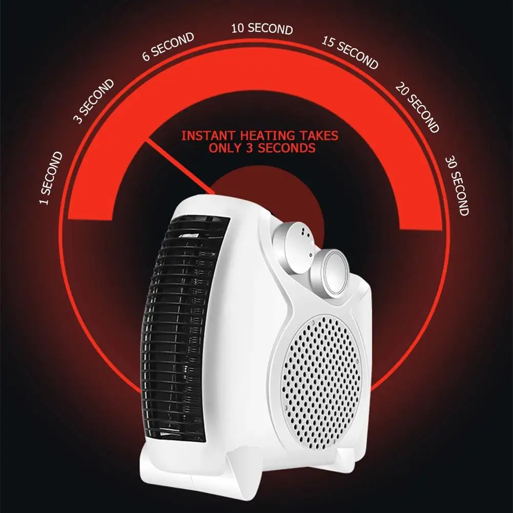 

Portable Electric Heater Automatic Temperature Control Desktop Warmer Machine Heater Fan Winter Stove Radiator Hot Air