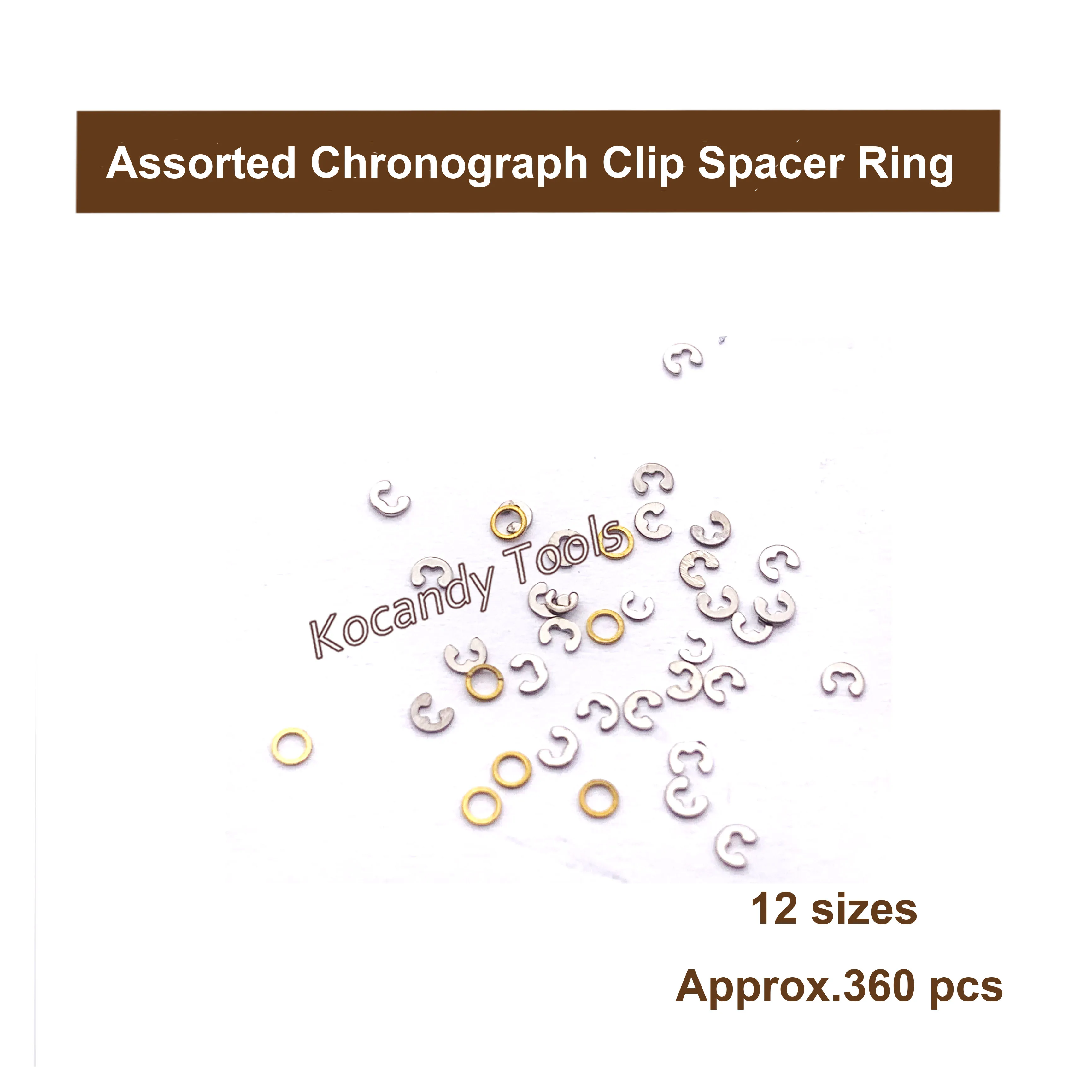 Yctze Assortiment De 200 Pièces De Circlips De Montre, Clip De Bouton