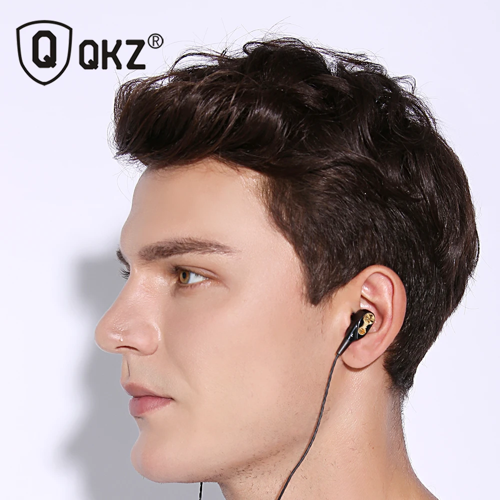 New QKZ CK8 Wired Headphone HIFI Bass Earphone 3.5mm In-Ear Headset Gamer  Ps4 Noise Cancelling Earbuds With Mic For Dropshipping
