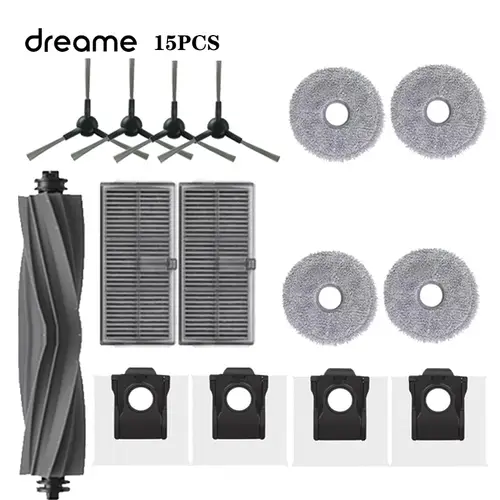 Dreame L10s Pro Ultra Heat, X30 Ultra, X30 Pro Vacuum Cleaner Replacement Accessories Main Side Brush Filter Mop Dust Bag - Image 11