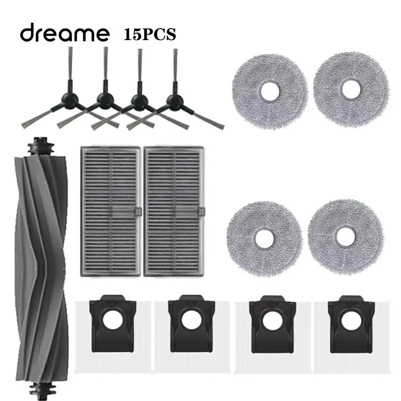 Dreame L10s Pro Ultra Heat, X30 Ultra, X30 Pro Vacuum Cleaner Replacement Accessories Main Side Brush Filter Mop Dust Bag - Image 11