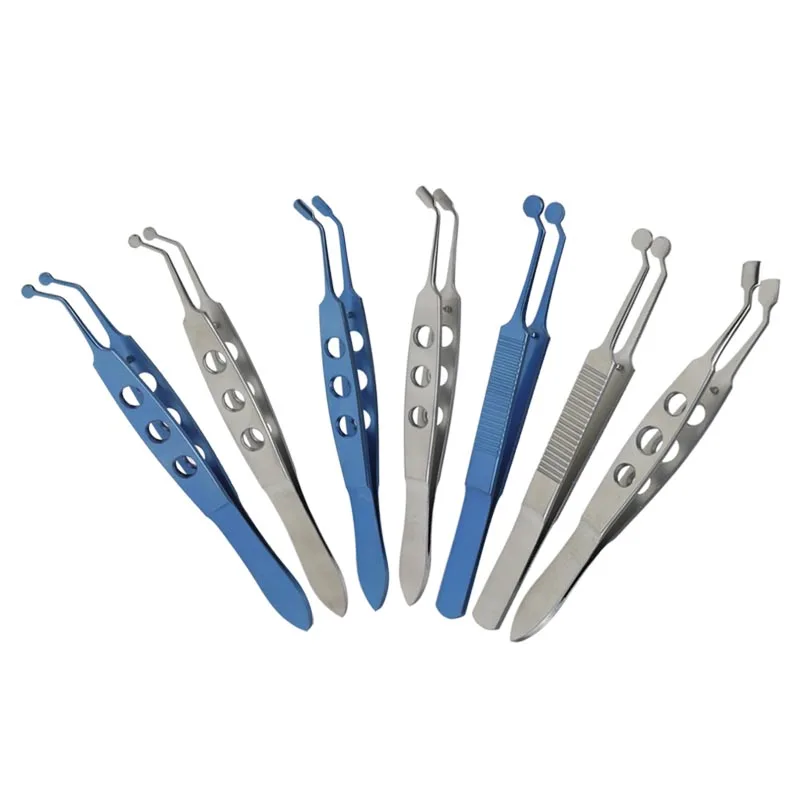 Ophthalmic Forceps Ophthalmic Massage Forcep Autoclavable Stainless Steel Titanium Alloy Eye Tools Ophthalmic Instrument